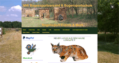Desktop Screenshot of mw-bogensportversand.de